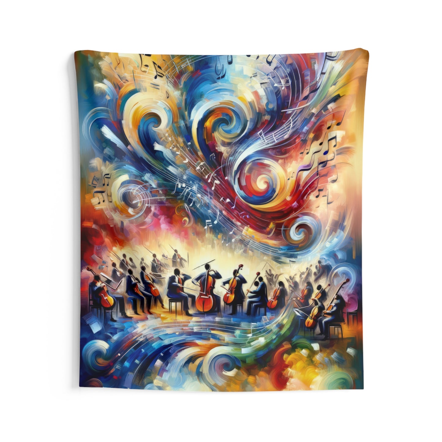 Vibrant Maestro Symphony Indoor Wall Tapestries