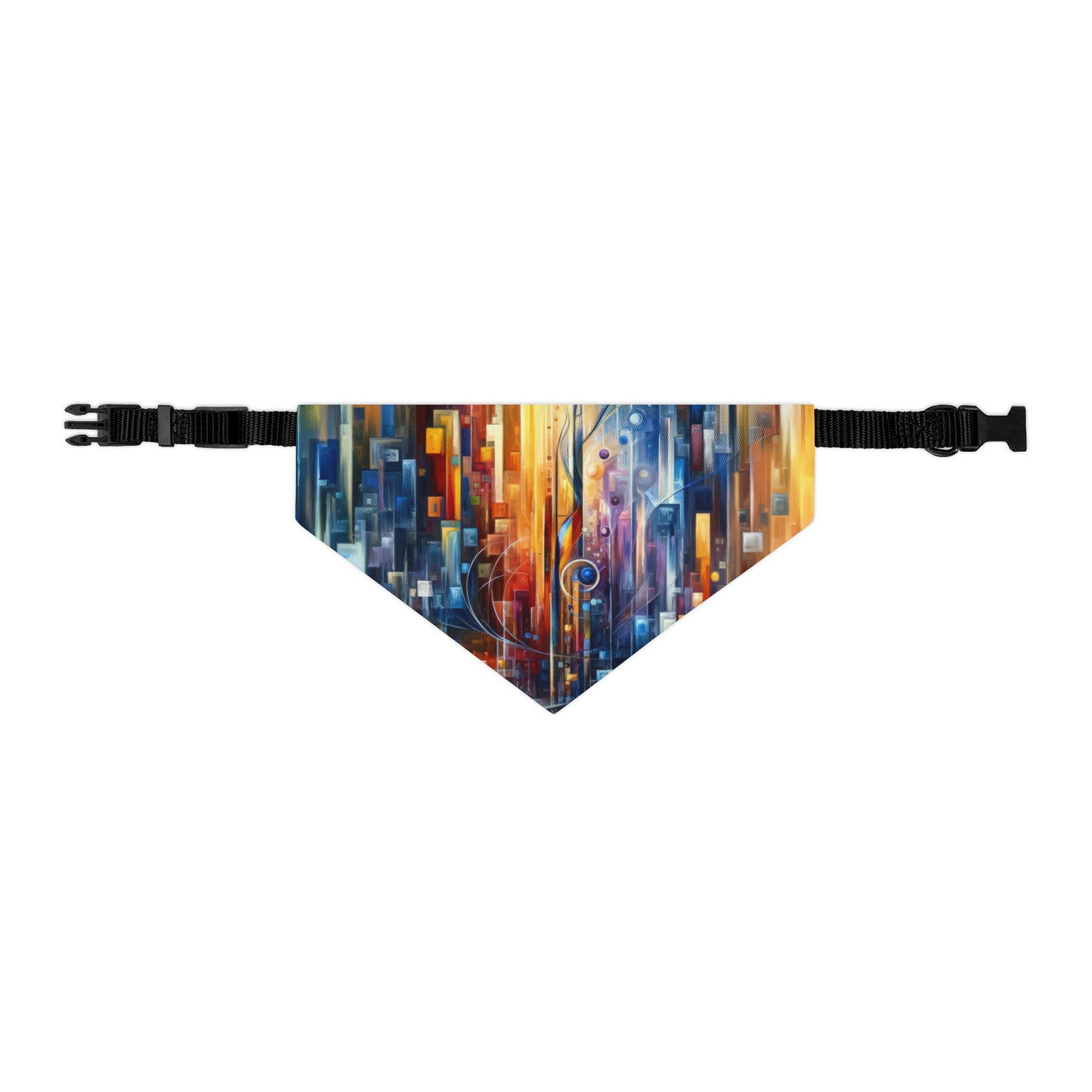 Symphonic Glass Resonance Pet Bandana Collar