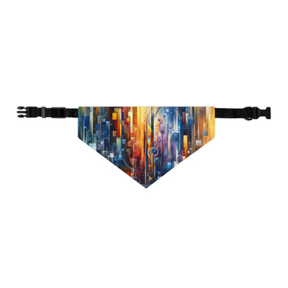 Symphonic Glass Resonance Pet Bandana Collar