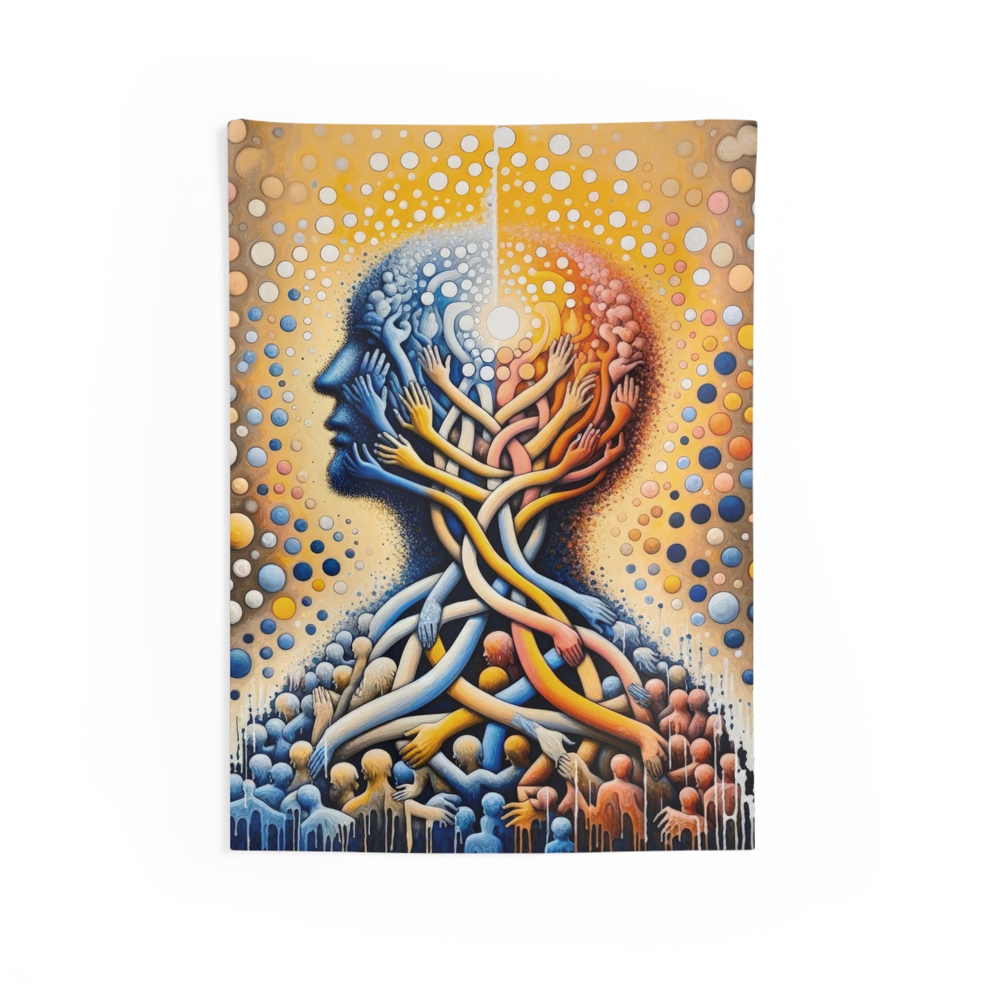 Unveiling Inner Essence Indoor Wall Tapestries