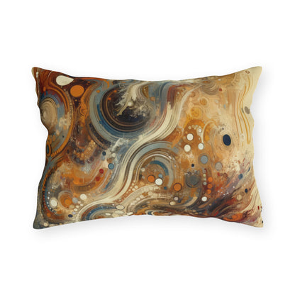 Dynamic Cultural Mosaic Outdoor Pillows