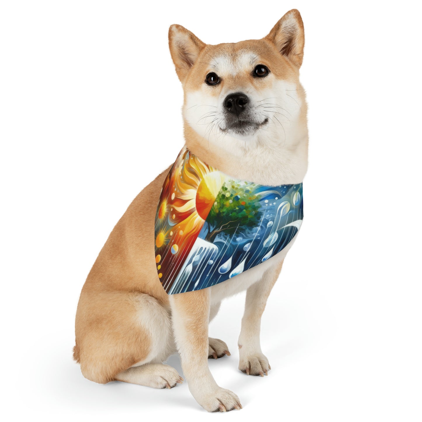Sunshine Harvest Journey Pet Bandana Collar