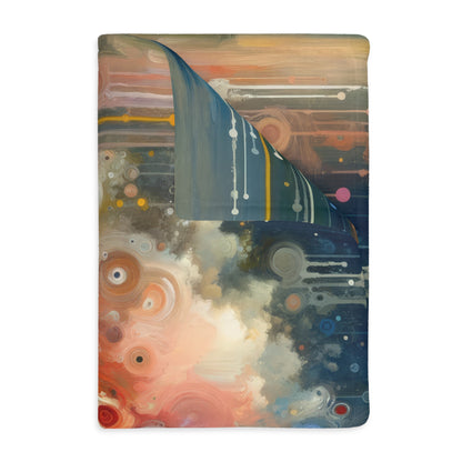 Abstract Beliefs Reflection Velveteen Microfiber Blanket (Two-sided print)