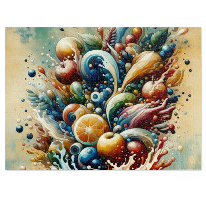 Nourishing Tachism Symphony Jigsaw Puzzle (30, 110, 252, 500,1000-Piece)