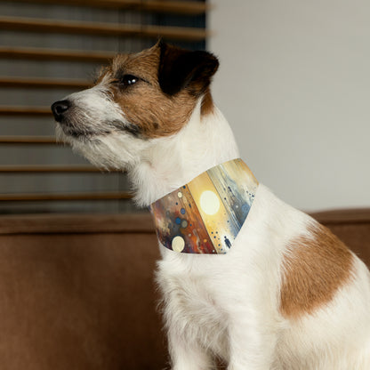 Stillness Transition Abstract Pet Bandana Collar