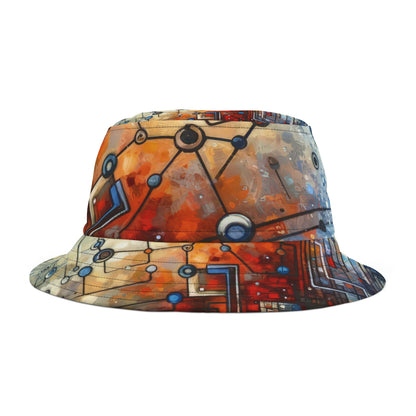 Technological Connectivity Bridge Bucket Hat (AOP)