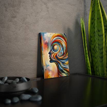 Transformative Harmonic Tachism Canvas Photo Tile