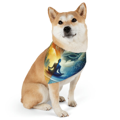 Digital Spiritual Journey Pet Bandana Collar