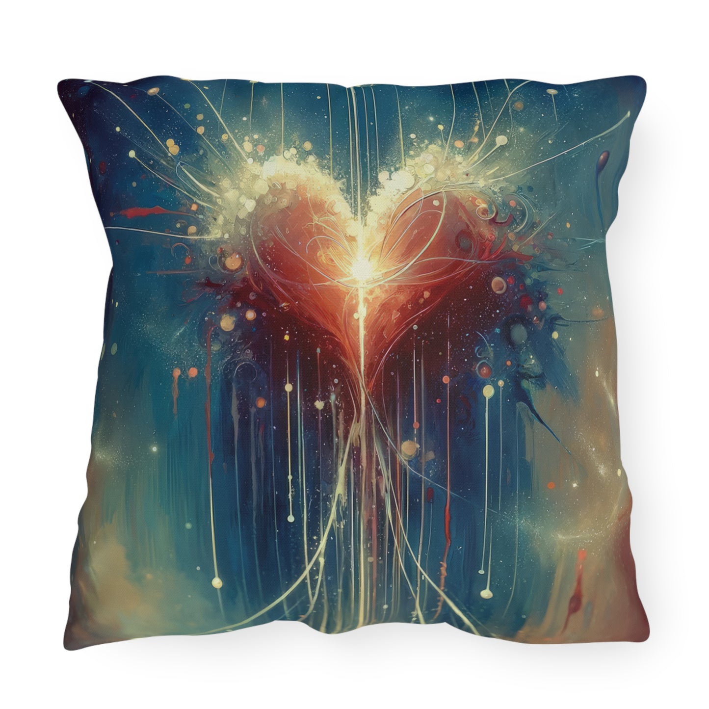 Transcendent Connection Beauty Outdoor Pillows