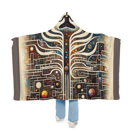 Syncing Silicon Spirituality Snuggle Blanket