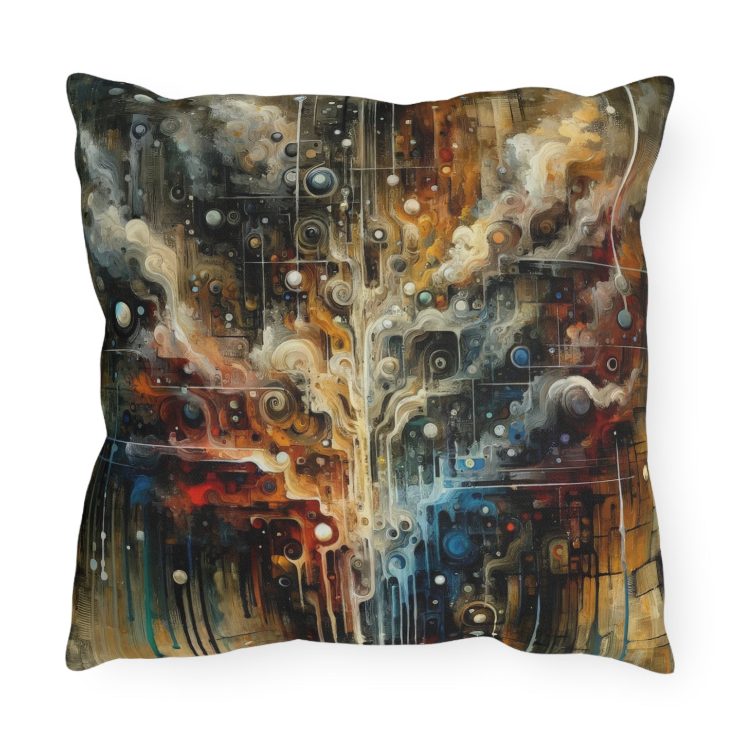 Integral Stewardship Abstract Outdoor Pillows