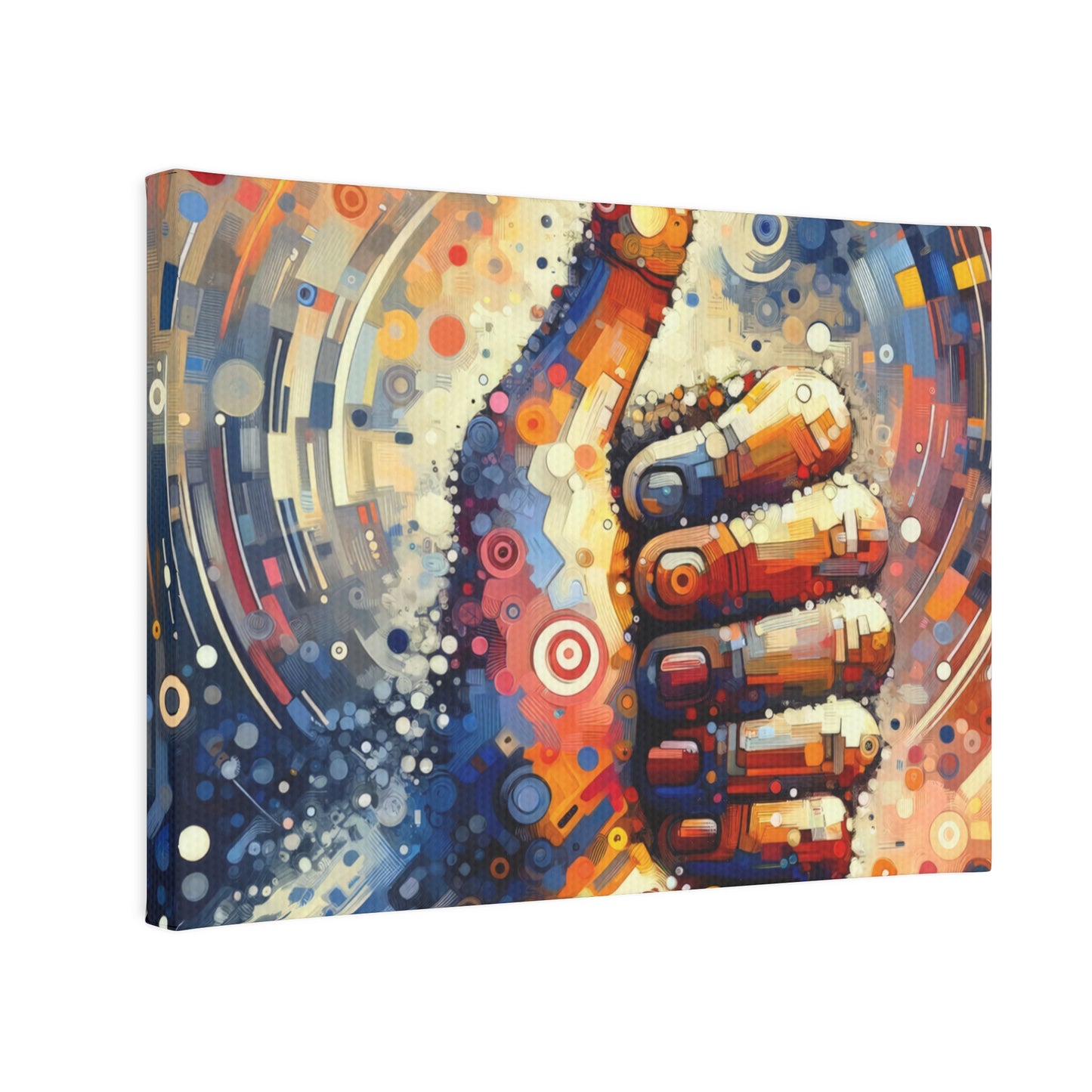 Digital Gratitude Nod Canvas Photo Tile