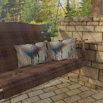 Rhythmic Heart Dance Outdoor Pillows