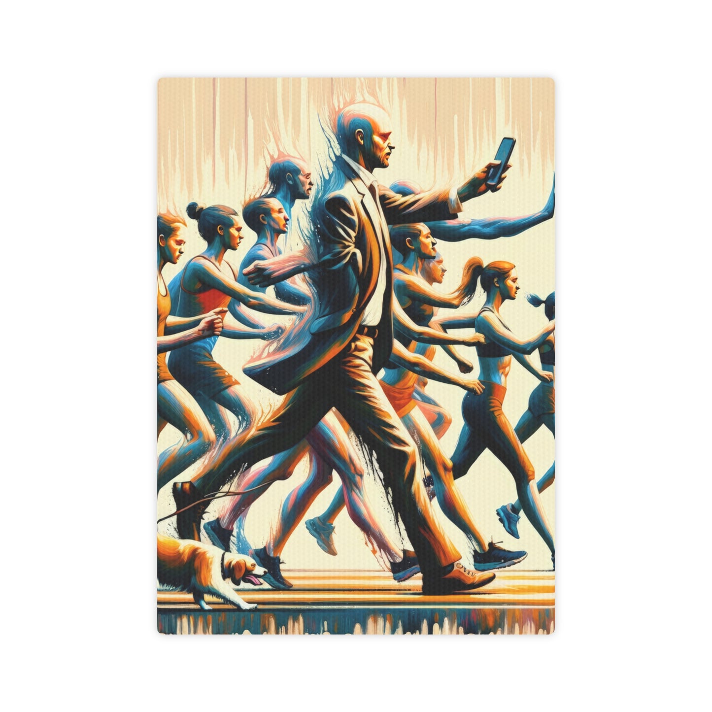 Urban Movement Disconnect Canvas Photo Tile