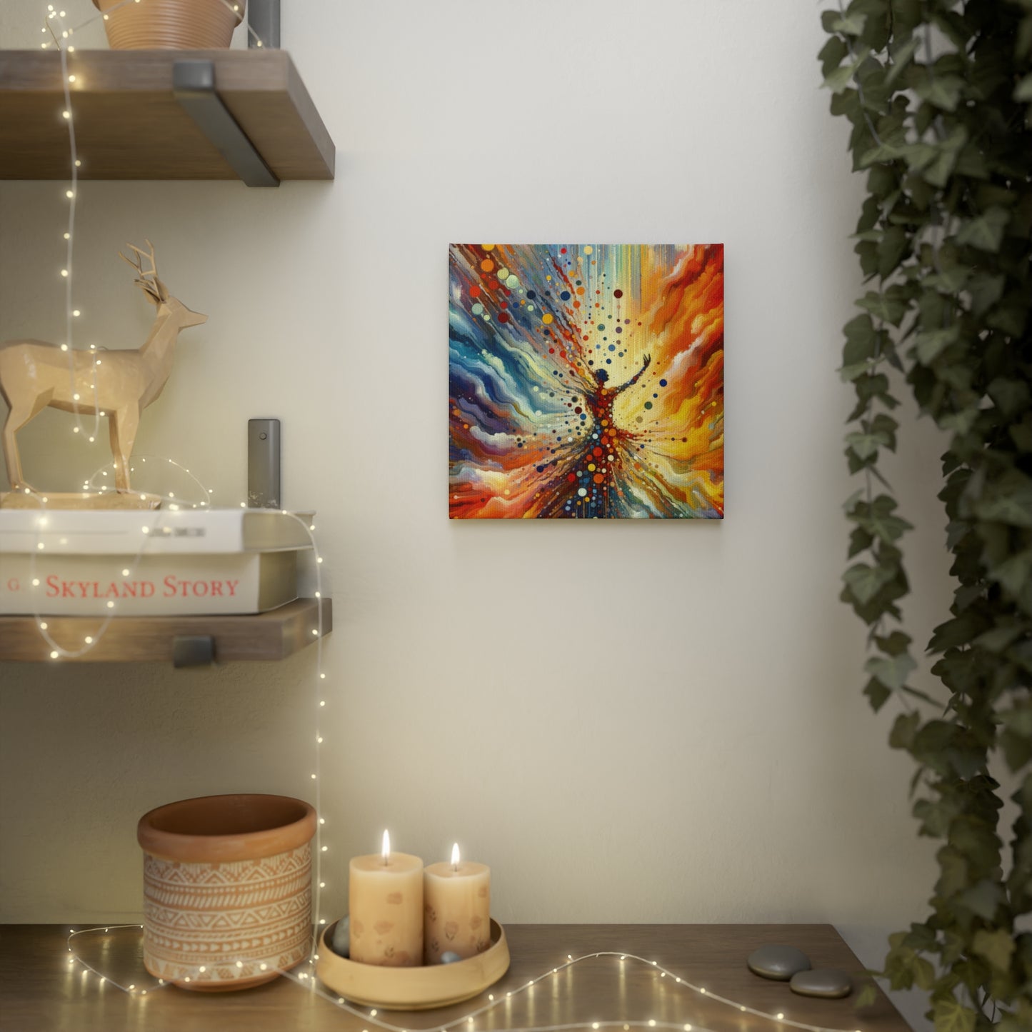 Vibrant Growth Symphony Canvas Photo Tile