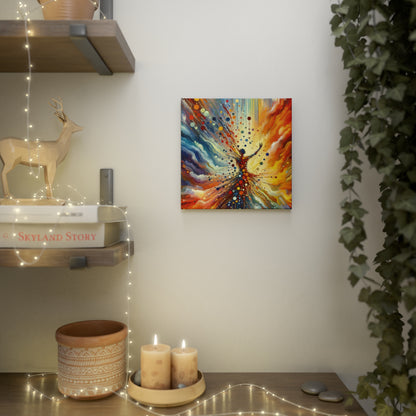 Vibrant Growth Symphony Canvas Photo Tile