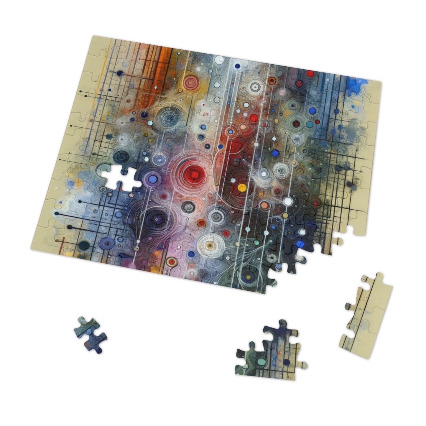 Awakenings Interconnectedness Tachism Jigsaw Puzzle (30, 110, 252, 500,1000-Piece)