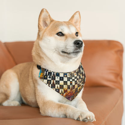 Cosmic Chess Integration Pet Bandana Collar