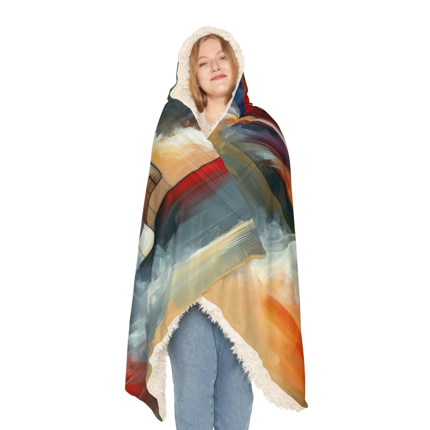 Transcending Abstract Limitations Snuggle Blanket