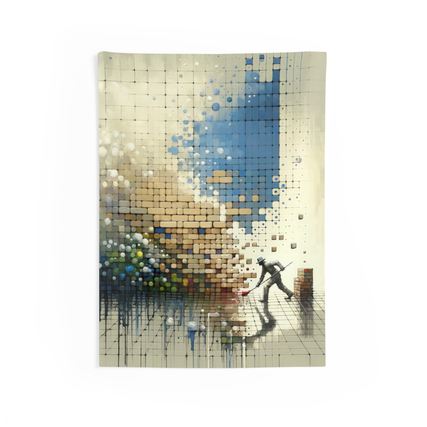 Change Tachism Everyday Indoor Wall Tapestries