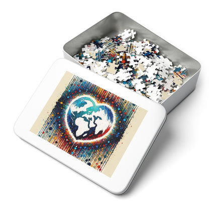 Heartbeats Synchronizing Peace Jigsaw Puzzle (30, 110, 252, 500,1000-Piece)