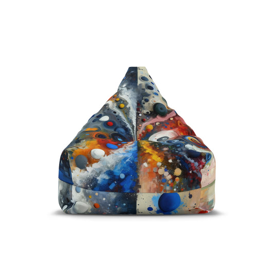 Unity Duality Abstraction Bean Bag Chair Cover