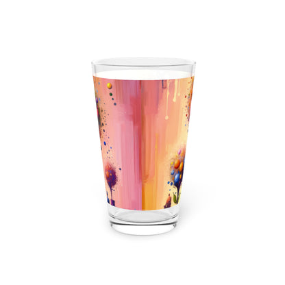 Vibrant Digital Arboriculture Pint Glass, 16oz