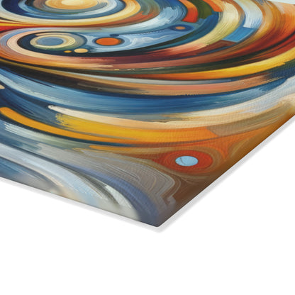 Transformative Harmonic Tachism Glass Cutting Board