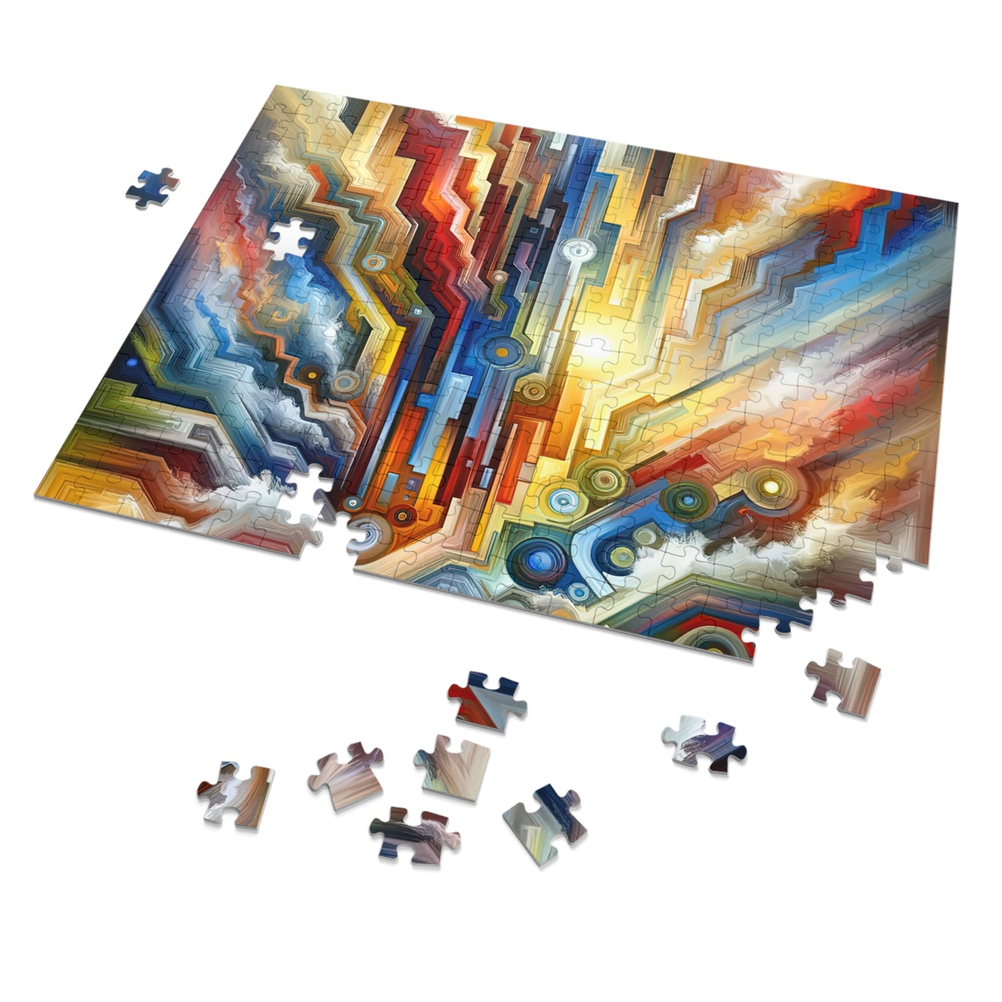 Unity Abstract Vibrancy Jigsaw Puzzle (30, 110, 252, 500,1000-Piece)