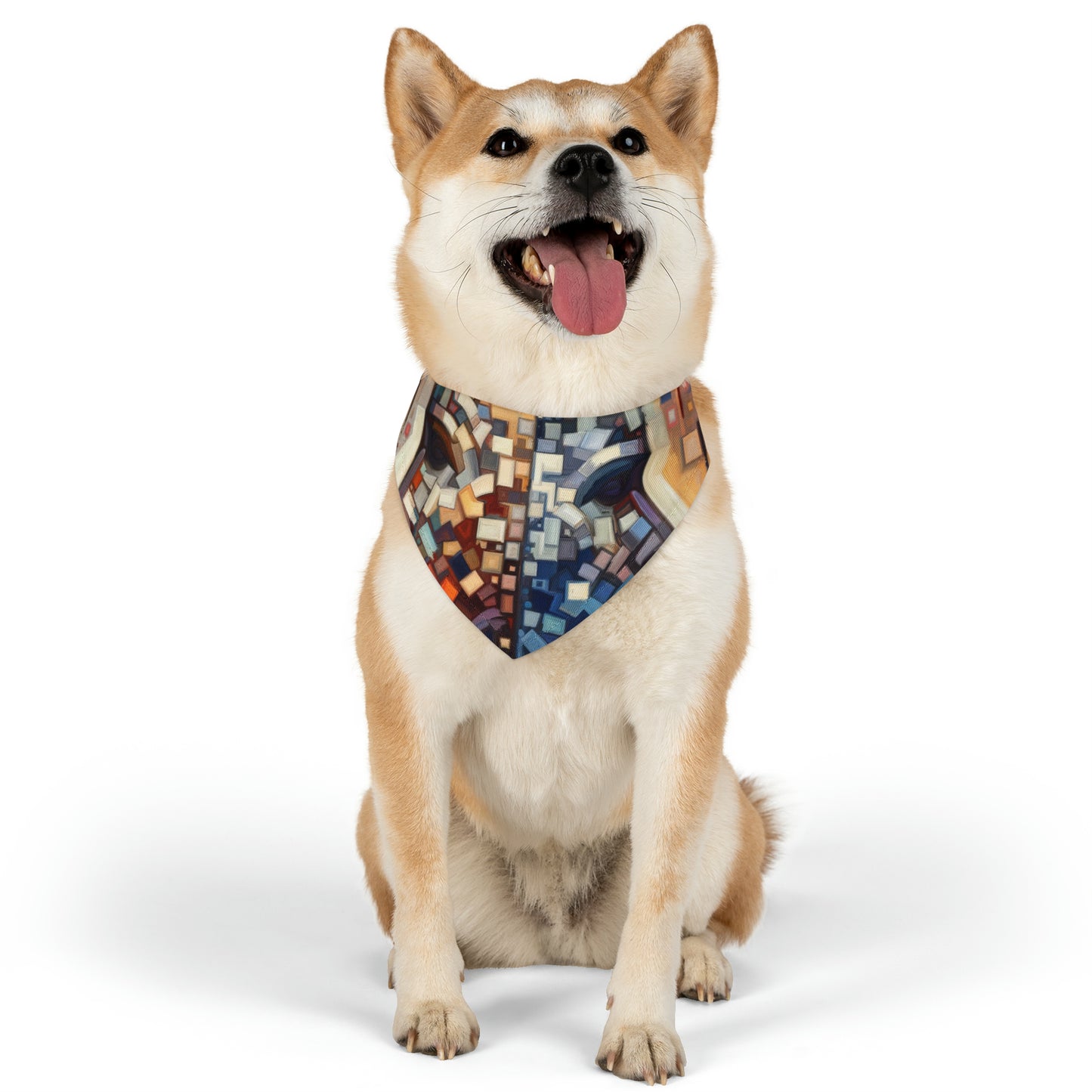 Identity Tachism Intersection Pet Bandana Collar