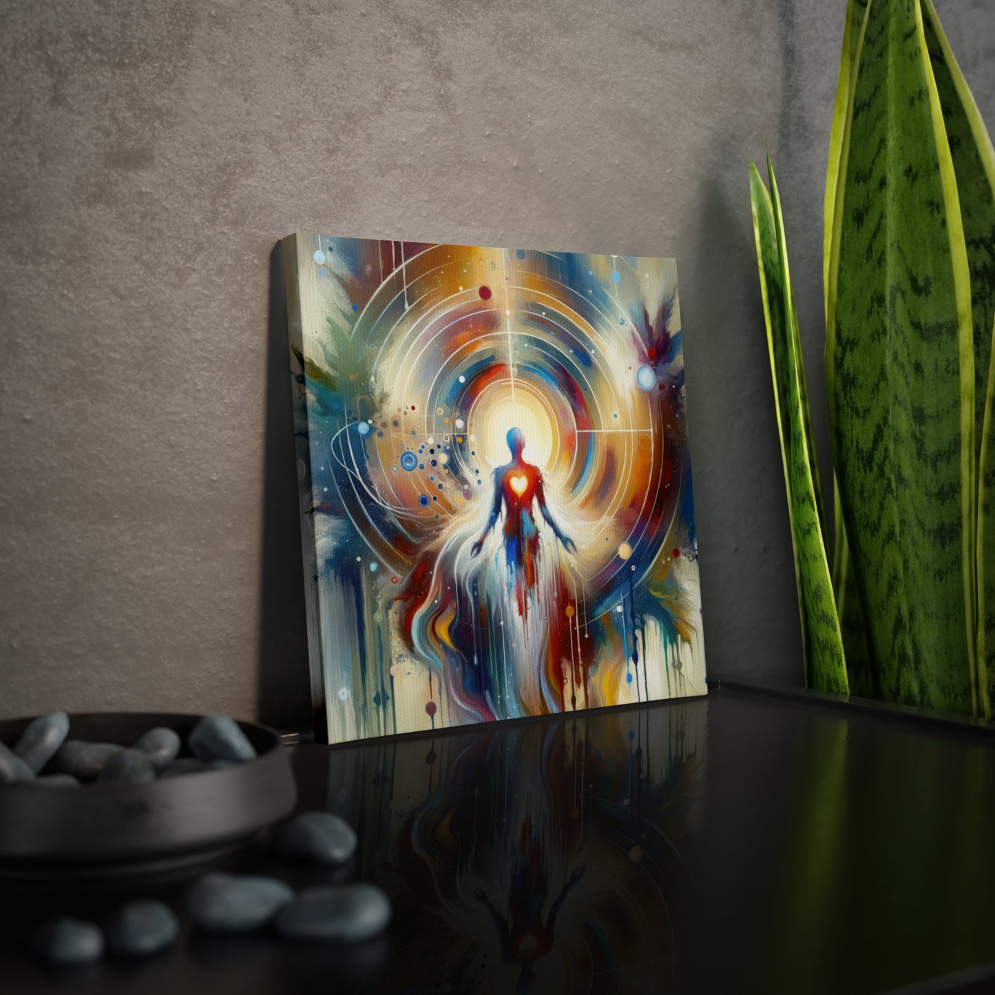 Unified Heart Awakening Canvas Photo Tile