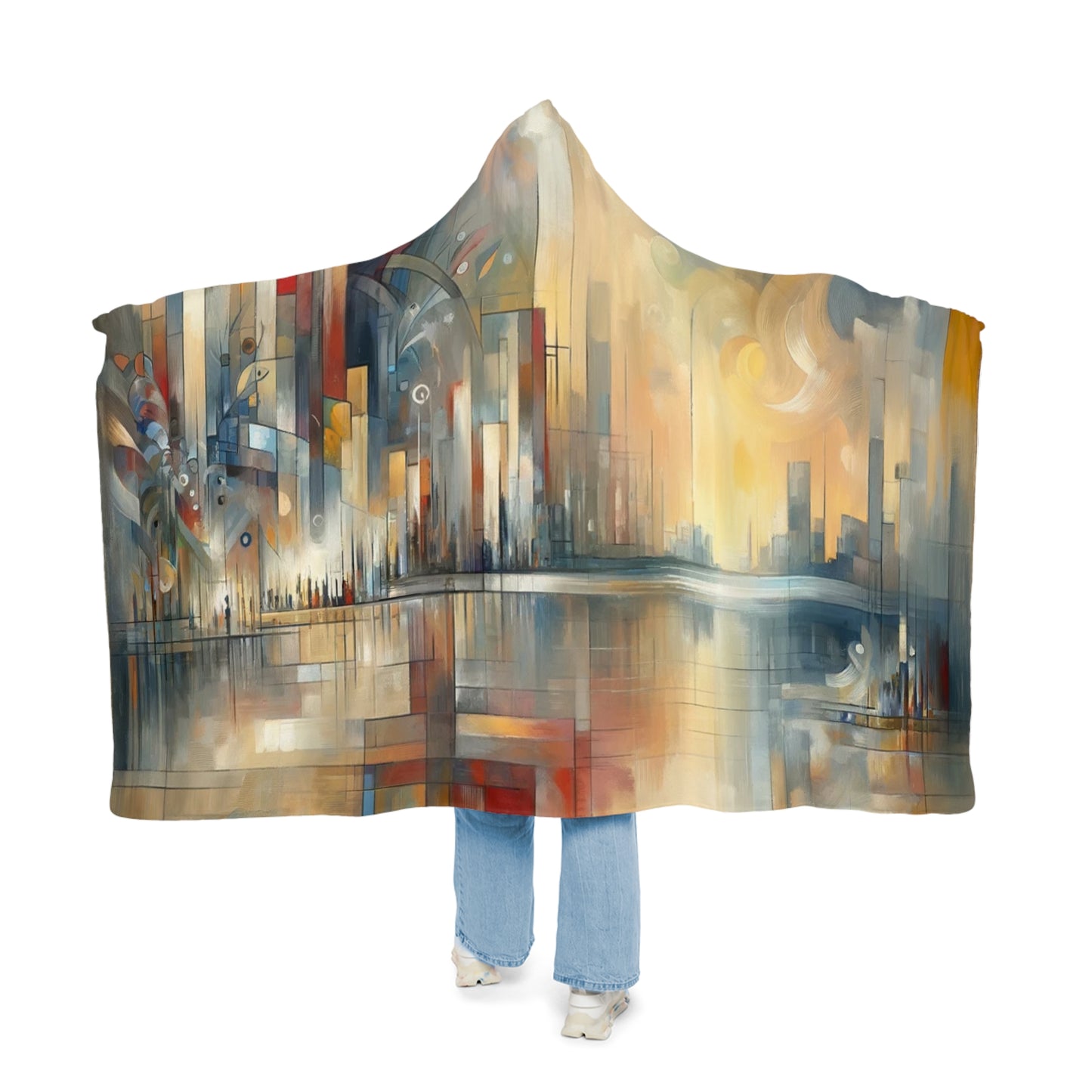 Abstract Buzzing Stillness Snuggle Blanket