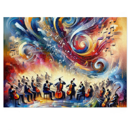 Vibrant Maestro Symphony Jigsaw Puzzle (30, 110, 252, 500,1000-Piece)