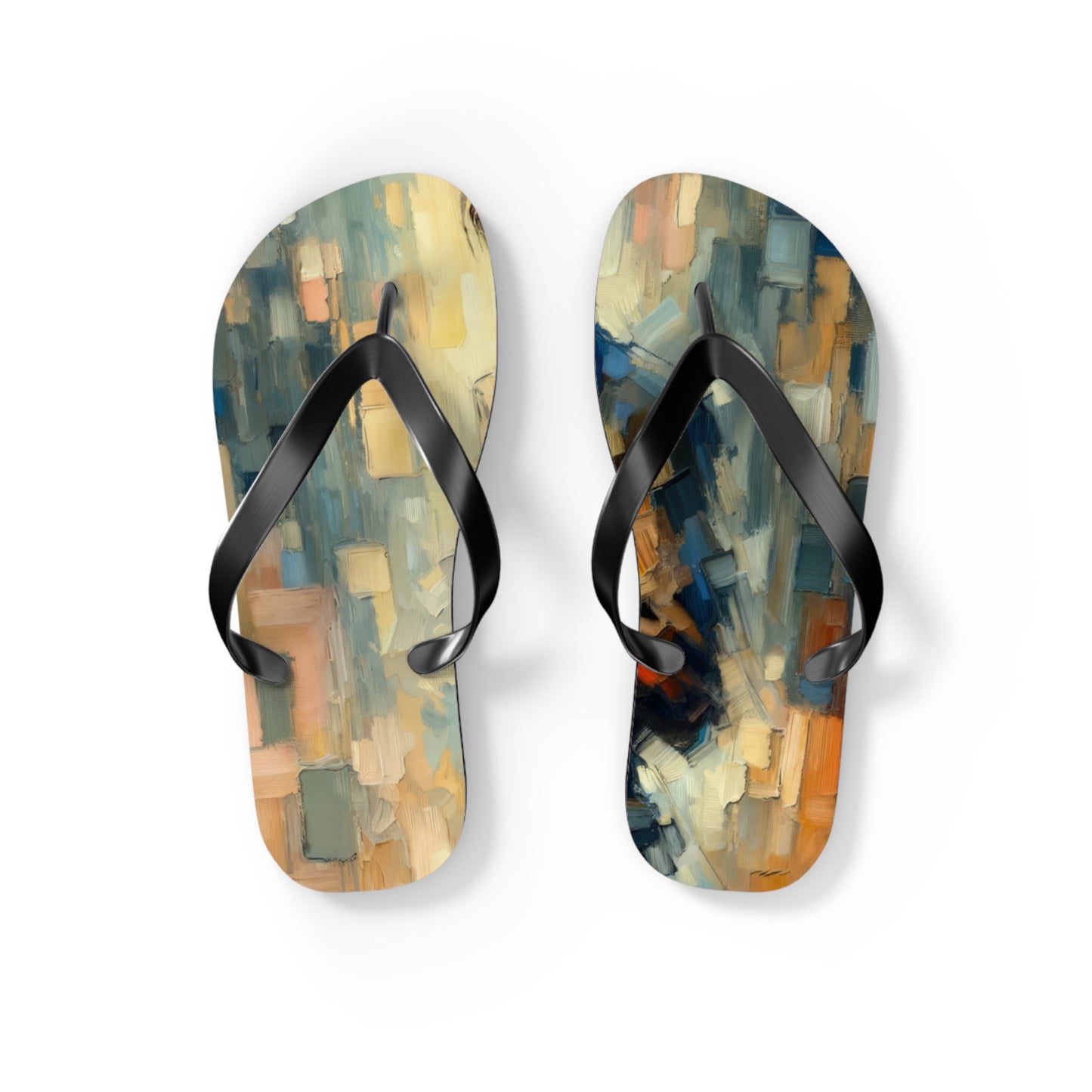 Urban Tachism Encounter Flip Flops
