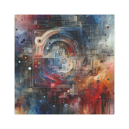 Awareness Algorithm Tachism Canvas Photo Tile