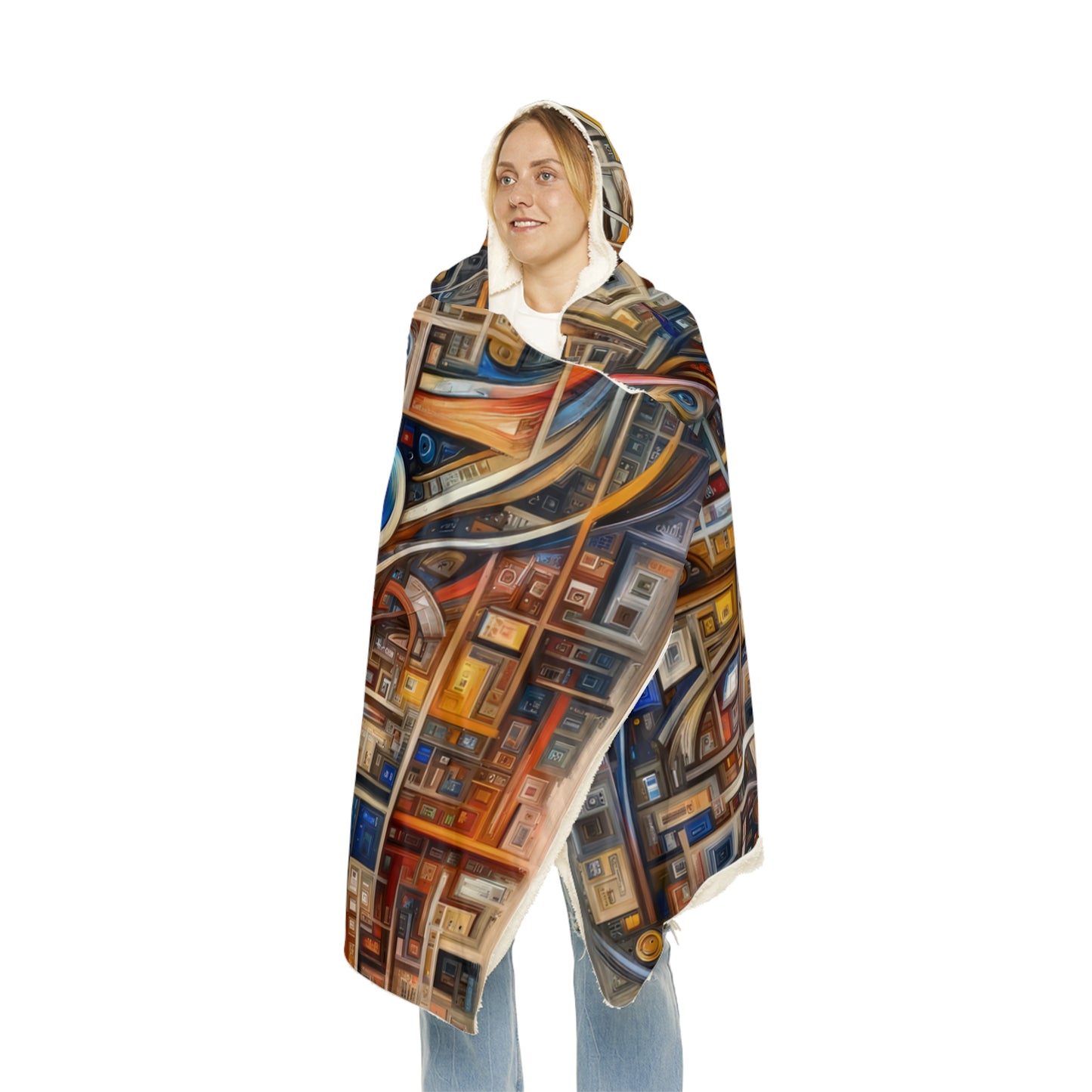 Intricate Life Tapestry Snuggle Blanket