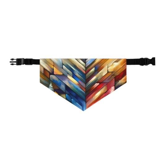 Anchored Tenets Abstraction Pet Bandana Collar
