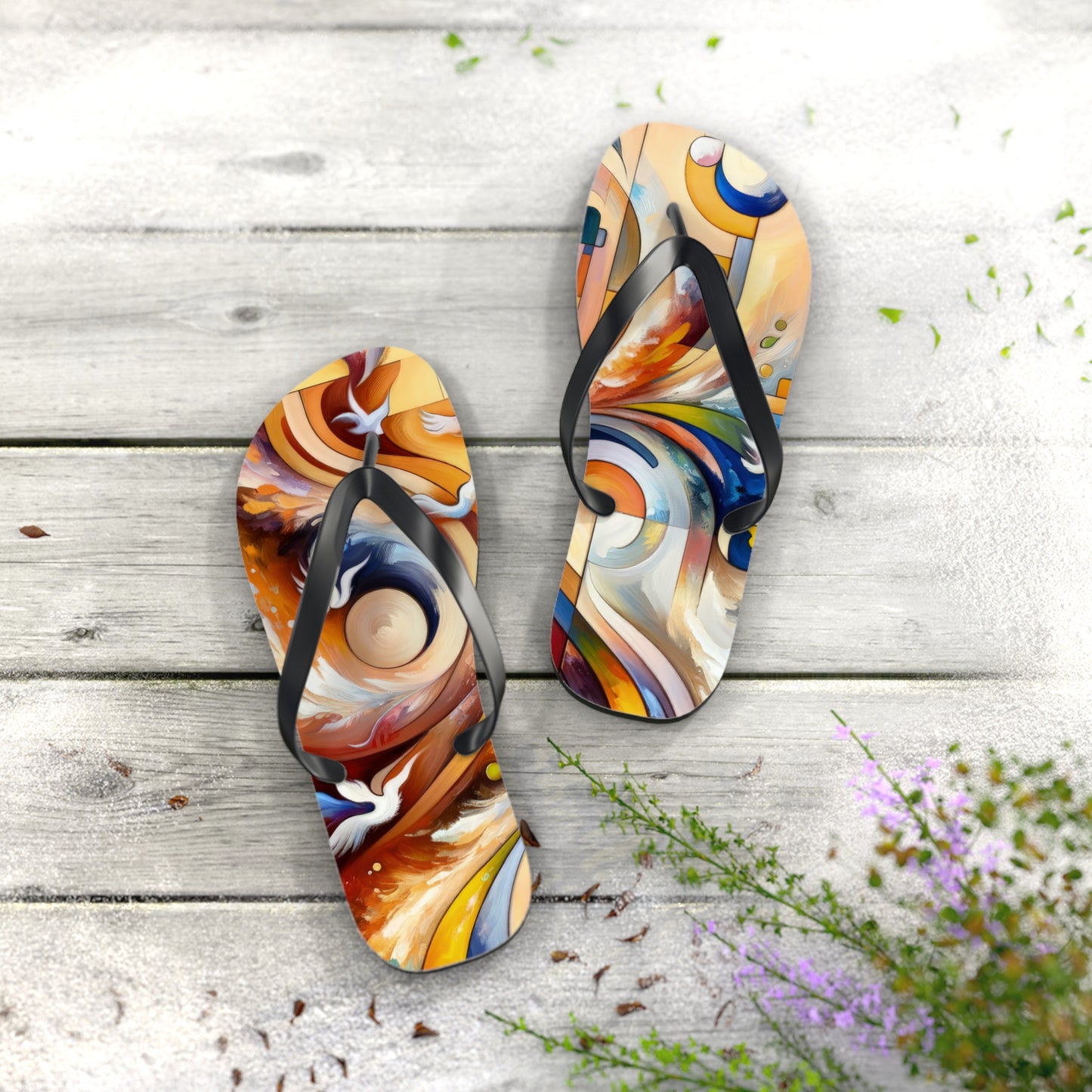 Companionable Lightness Journey Flip Flops