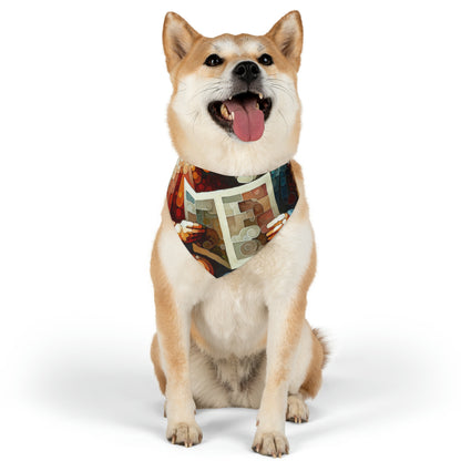 Elderly Unity Tachism Pet Bandana Collar