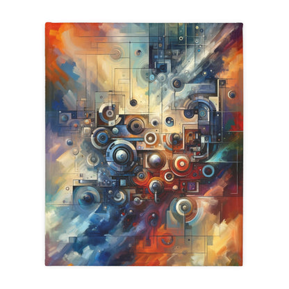Tech Gratitude Fusion Velveteen Microfiber Blanket (Two-sided print)