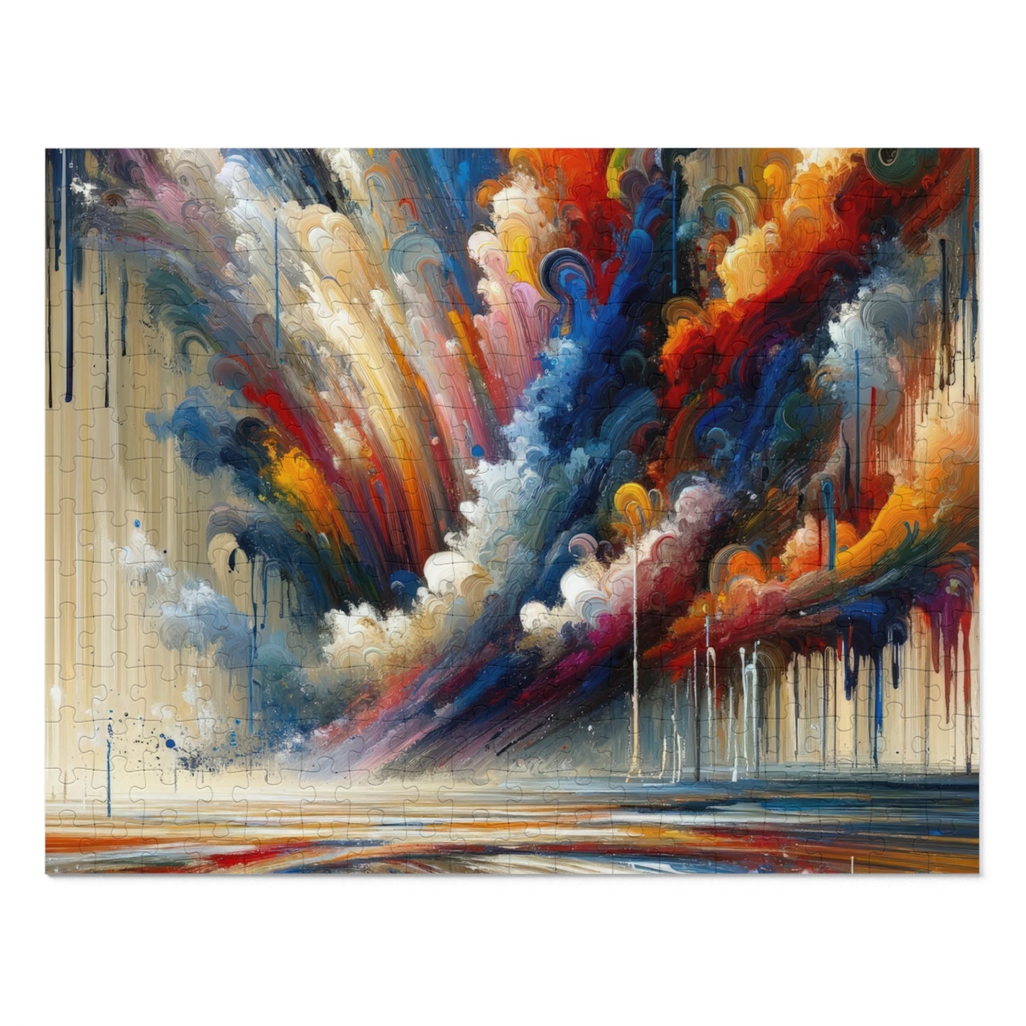 Grandiose Transformation Tachism Jigsaw Puzzle (30, 110, 252, 500,1000-Piece)
