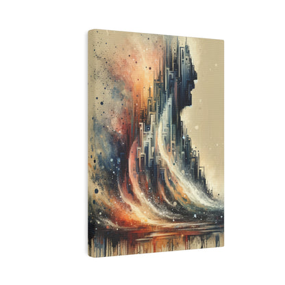 Enduring Echoes Resonance Canvas Photo Tile