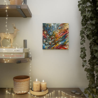 Beliefs Systems Intersection Canvas Photo Tile