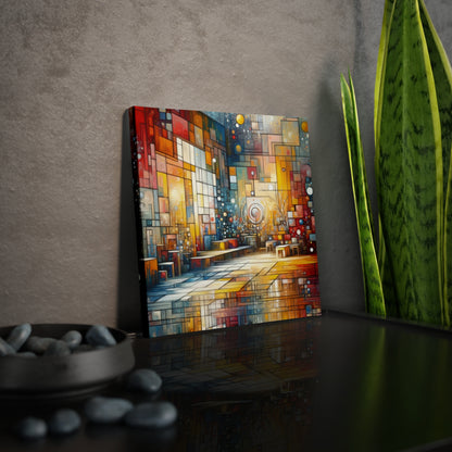 Reflective Habitation Art Canvas Photo Tile