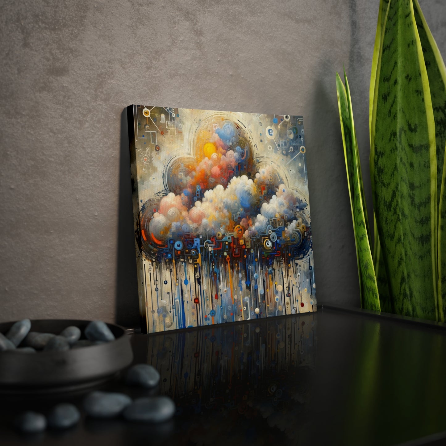 Cloud Community Crafting Canvas Photo Tile