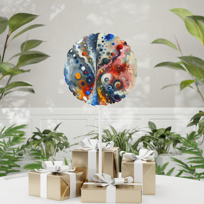 Unity Duality Abstraction Balloon (Round and Heart-shaped), 11"