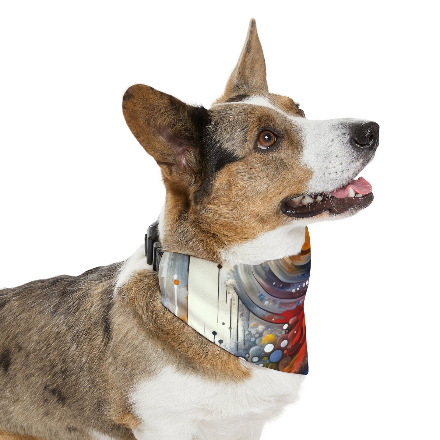 Harmonic Swirl Elegance Pet Bandana Collar