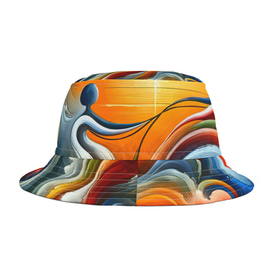 Empathetic Lifeline Abstract Bucket Hat (AOP)