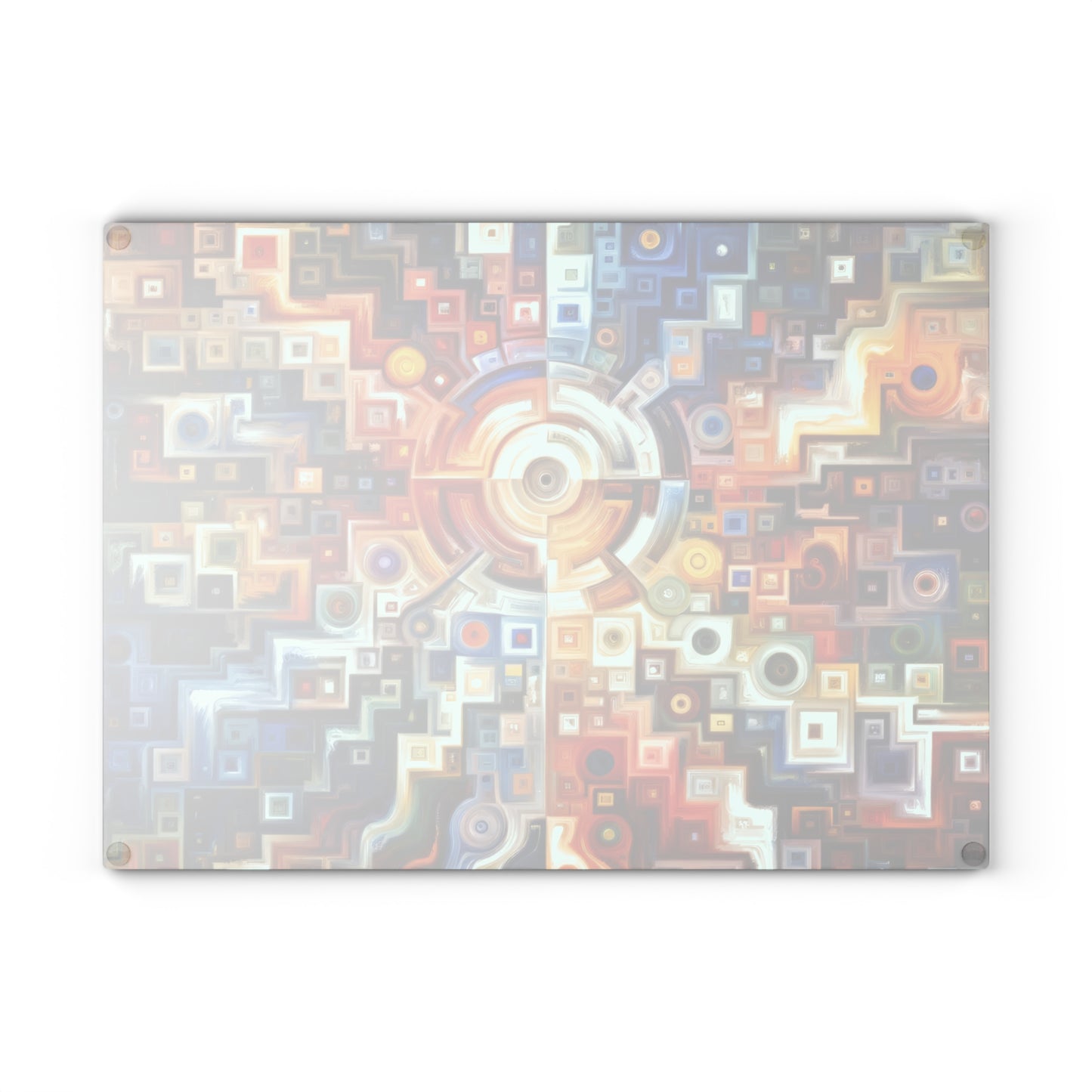 Essence Kaleidoscope Tapestry Glass Cutting Board