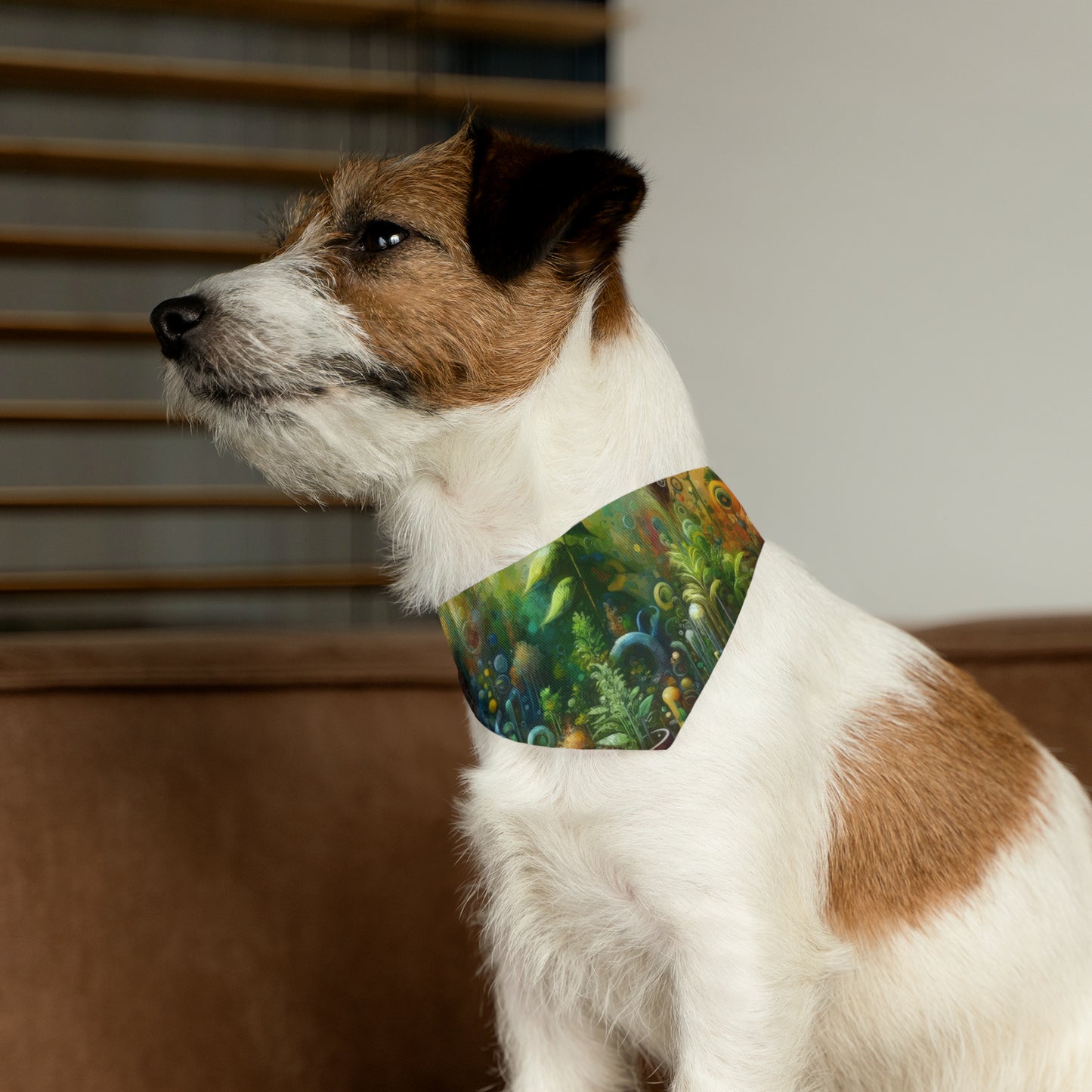 Communal Garden Microcosm Pet Bandana Collar
